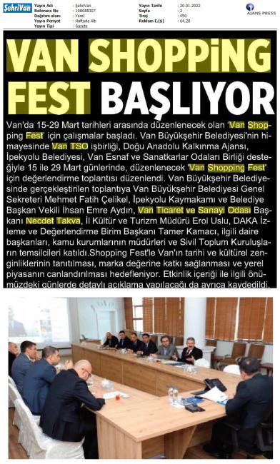 VAN SHOPPİNG FEST BAŞLIYOR